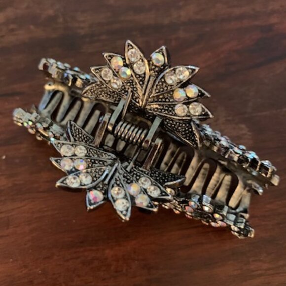 2 x *HP* Beautiful rhinestone claw hair fastener - Picture 2 of 6